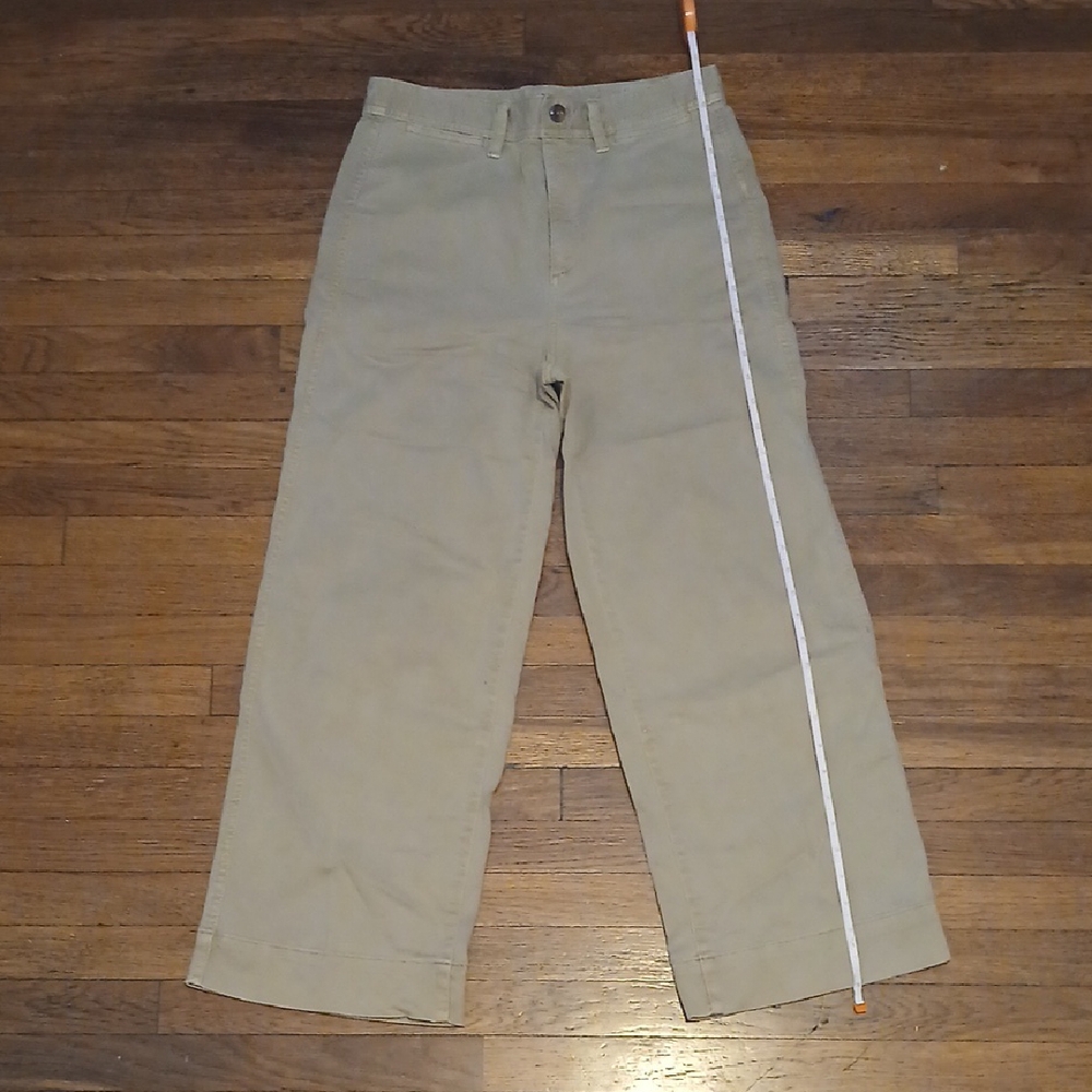 GAP High Rise Wide-Leg Crop Size 6